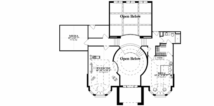 Upper/Second Floor Plan:103-369