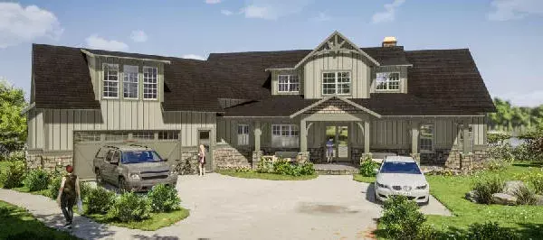 Craftsman house plans 103-375 - front exterior, 3,623 sq ft, 5 bed, 5 bath house plans | Monster House Plans
