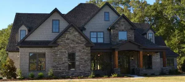 Traditional house plans 103-389 - front exterior, 4,105 sq ft, 5 bed, 3 bath house plans | Monster House Plans