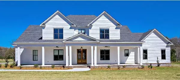 Modern Farmhouse house plans 103-399 - front exterior, 3,860 sq ft, 4 bed, 4 bath house plans | Monster House Plans