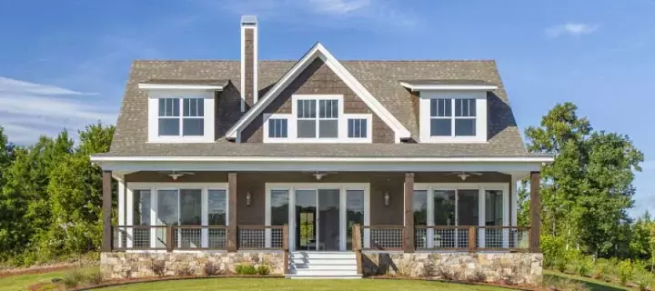 Coastal house plans 103-406 - front exterior, 2,821 sq ft, 5 bed, 5 bath house plans | Monster House Plans