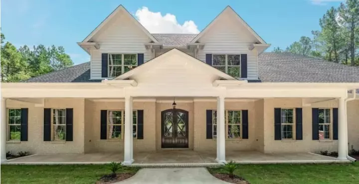 Country house plans 103-411 - front exterior, 4,007 sq ft, 4 bed, 4 bath house plans | Monster House Plans