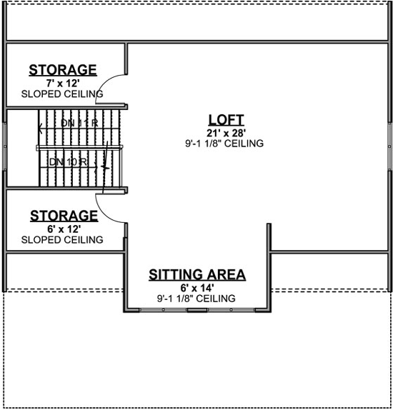 Upper/Second Floor Plan:104-119