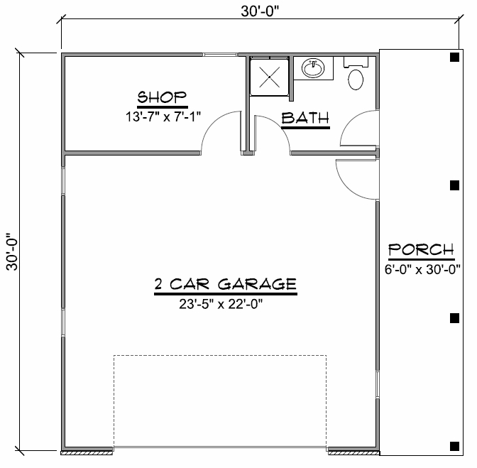 Main Floor Plan: 104-120