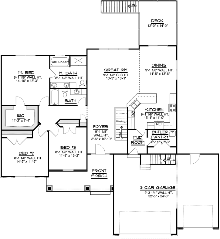 Main Floor Plan: 104-179