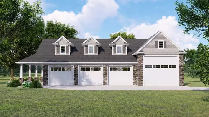 Country house plans 104-257 - front exterior, 2,201 sq ft, 0 bed, 0 bath house plans | Monster House Plans