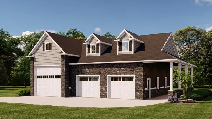 Country house plans 104-291 - front exterior, 2,040 sq ft, 0 bed, 0 bath house plans | Monster House Plans
