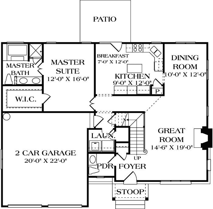 Main Floor Plan: 106-145