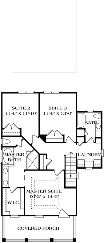 Upper/Second Floor Plan:106-155