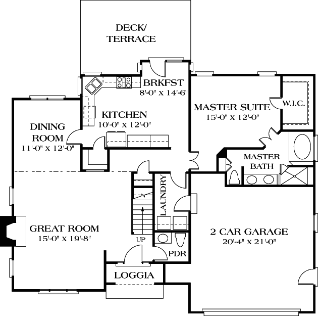 Main Floor Plan: 106-160