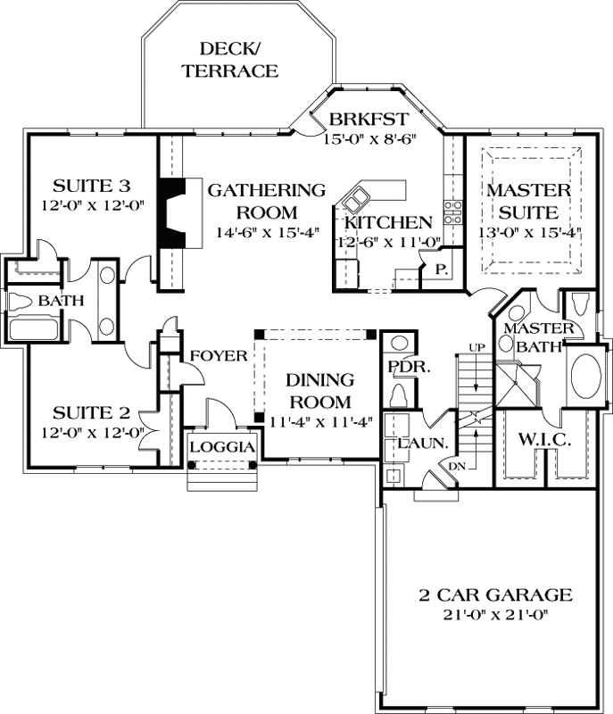 Main Floor Plan: 106-162