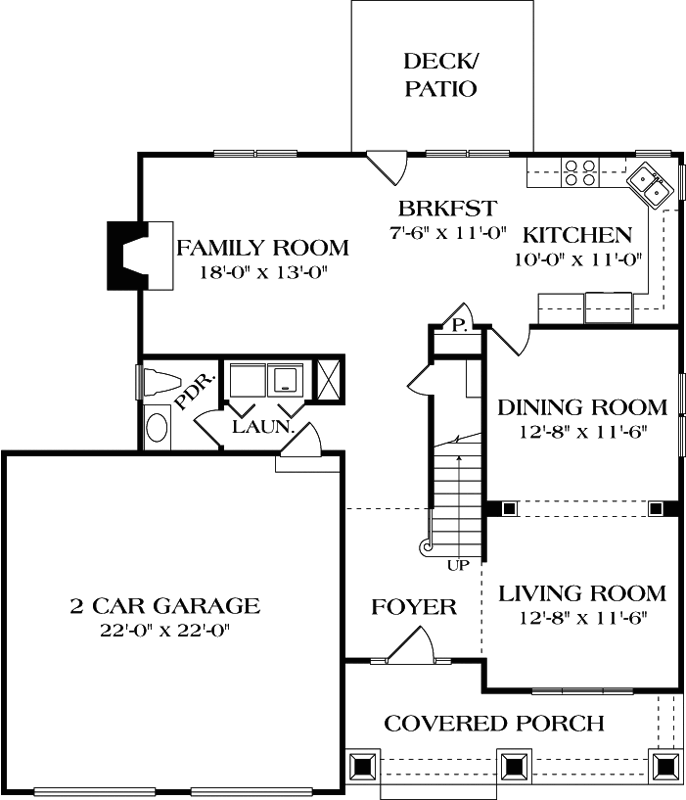 Main Floor Plan: 106-167