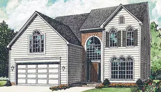 Southern Colonial house plans 106-171 - front exterior, 2,051 sq ft, 3 bed, 2 bath house plans | Monster House Plans