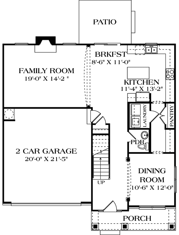 Main Floor Plan: 106-182