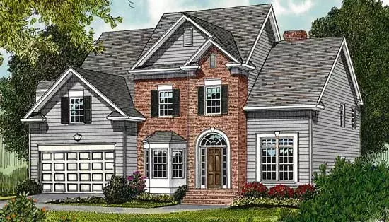 Traditional house plans 106-188 - front exterior, 3,022 sq ft, 3 bed, 2 bath house plans | Monster House Plans
