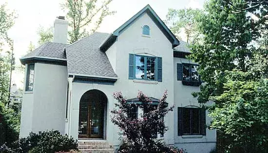 European house plans 106-193 - front exterior, 2,251 sq ft, 3 bed, 2 bath house plans | Monster House Plans