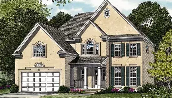 Traditional house plans 106-194 - front exterior, 2,262 sq ft, 4 bed, 2 bath house plans | Monster House Plans