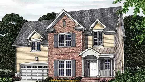 Traditional house plans 106-209 - front exterior, 3,471 sq ft, 3 bed, 3 bath house plans | Monster House Plans