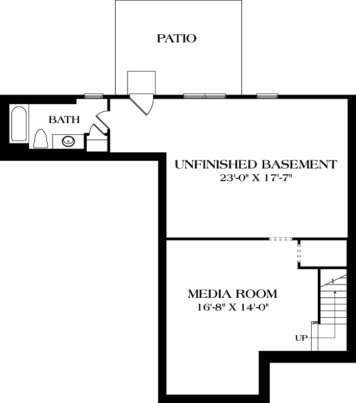Lower Floor Plan:106-209
