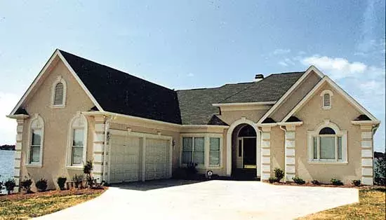 Mediterranean house plans 106-213 - front exterior, 3,891 sq ft, 3 bed, 3 bath house plans | Monster House Plans