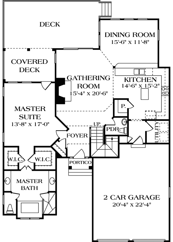 Main Floor Plan: 106-218