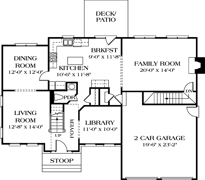 Main Floor Plan: 106-222