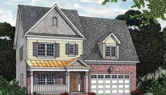 Southern house plans 106-228 - front exterior, 2,510 sq ft, 4 bed, 3 bath house plans | Monster House Plans