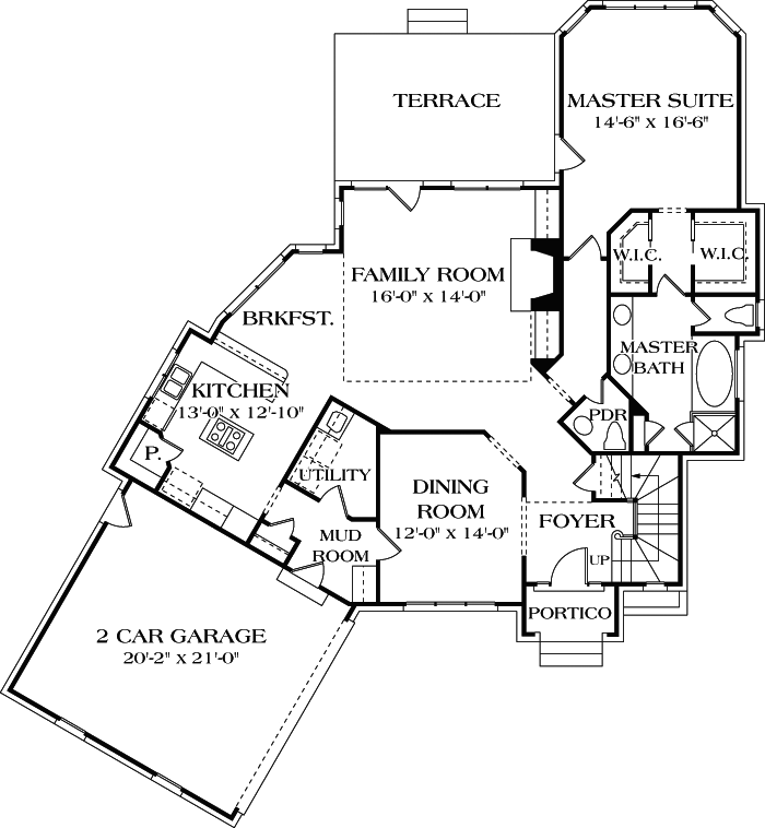 Main Floor Plan: 106-254