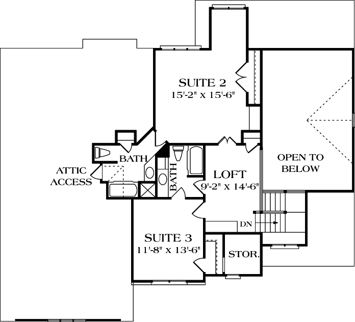 Upper/Second Floor Plan:106-259