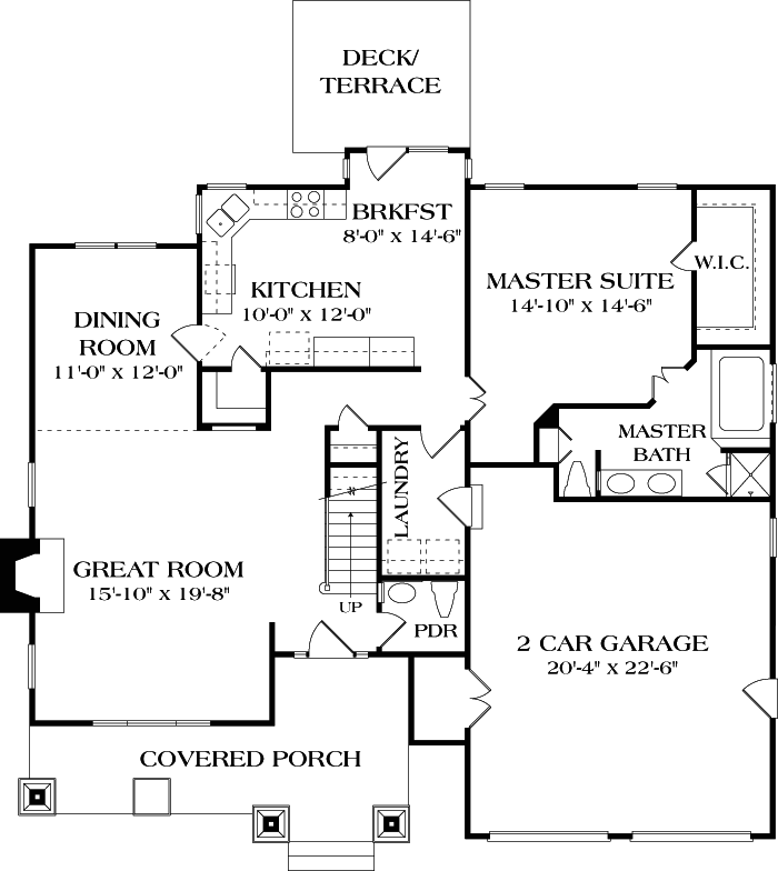Main Floor Plan: 106-269