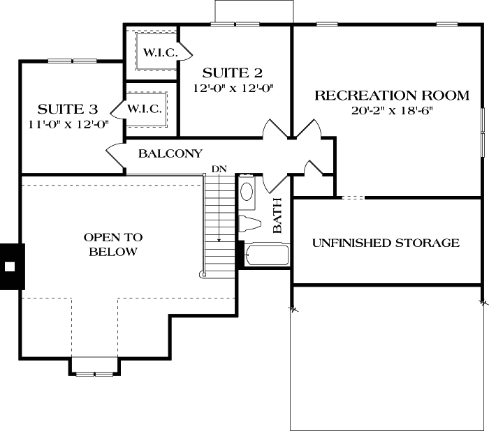 Upper/Second Floor Plan:106-269