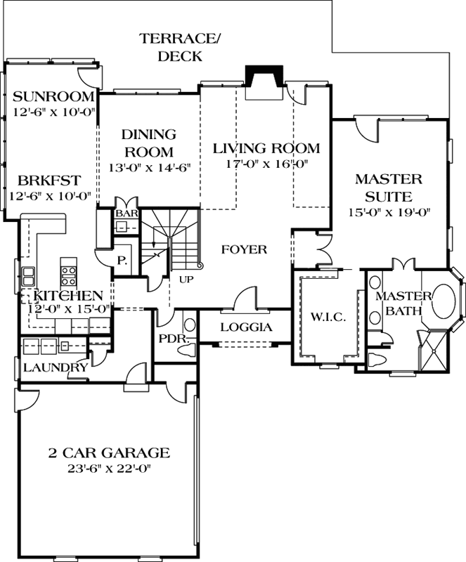 Main Floor Plan: 106-276