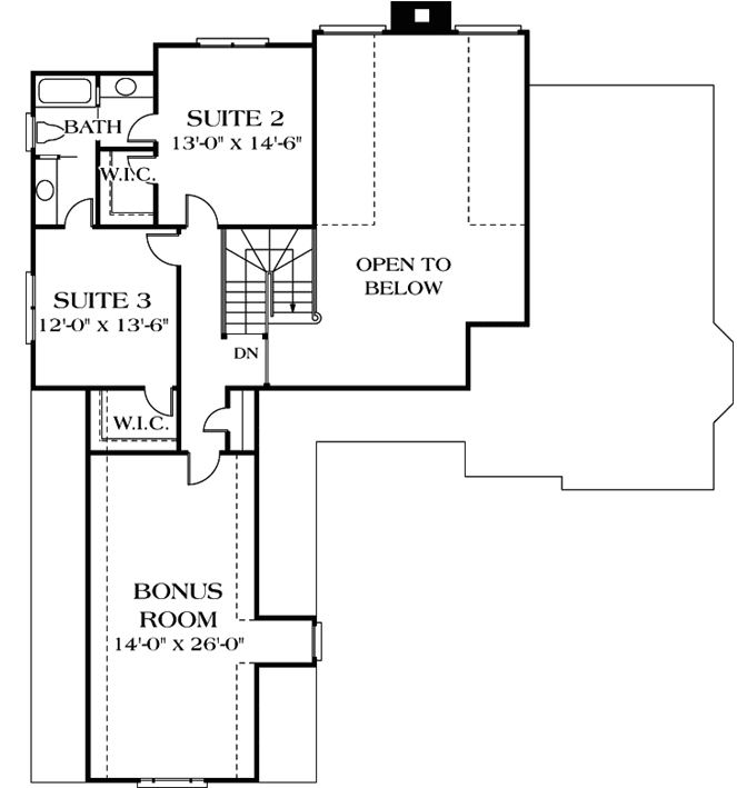 Upper/Second Floor Plan:106-276