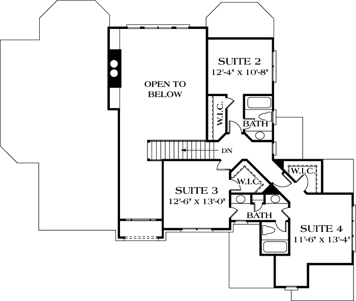 Upper/Second Floor Plan:106-278