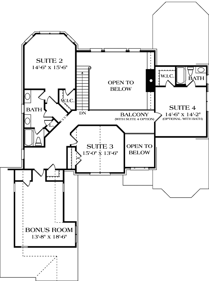 Upper/Second Floor Plan:106-309