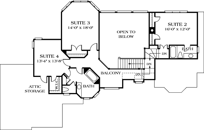 Upper/Second Floor Plan:106-318