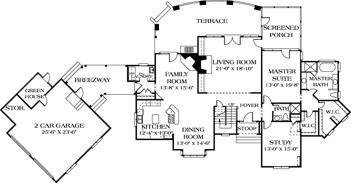 Main Floor Plan: 106-336