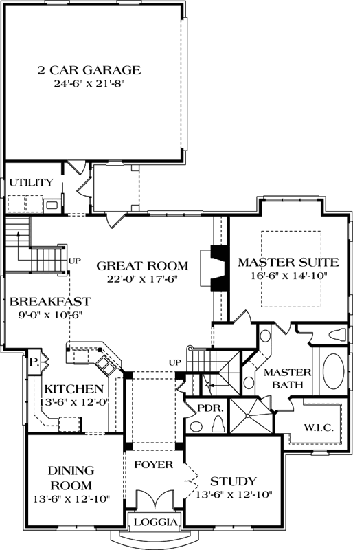 Main Floor Plan: 106-337
