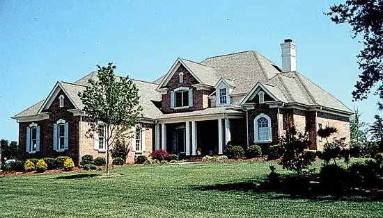 Southern house plans 106-345 - front exterior, 3,367 sq ft, 4 bed, 3 bath house plans | Monster House Plans