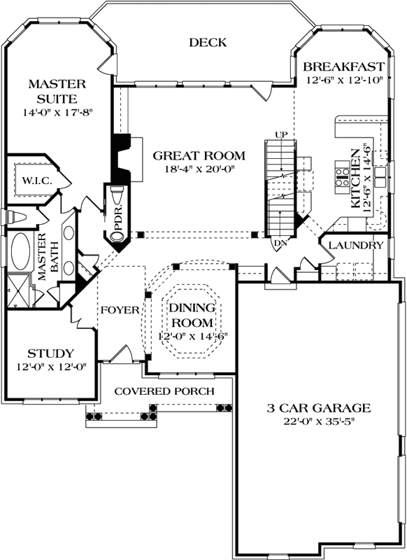 Main Floor Plan: 106-365