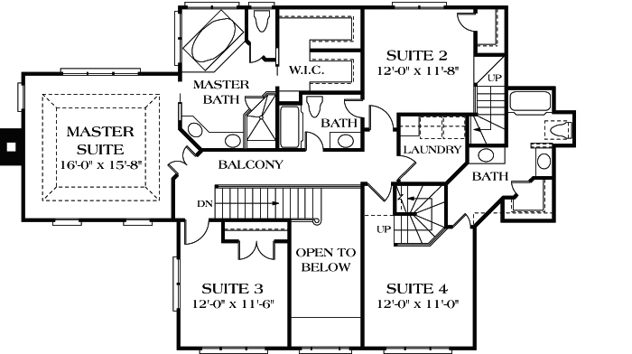 Upper/Second Floor Plan:106-366
