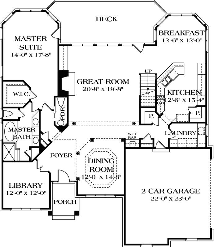 Main Floor Plan: 106-384