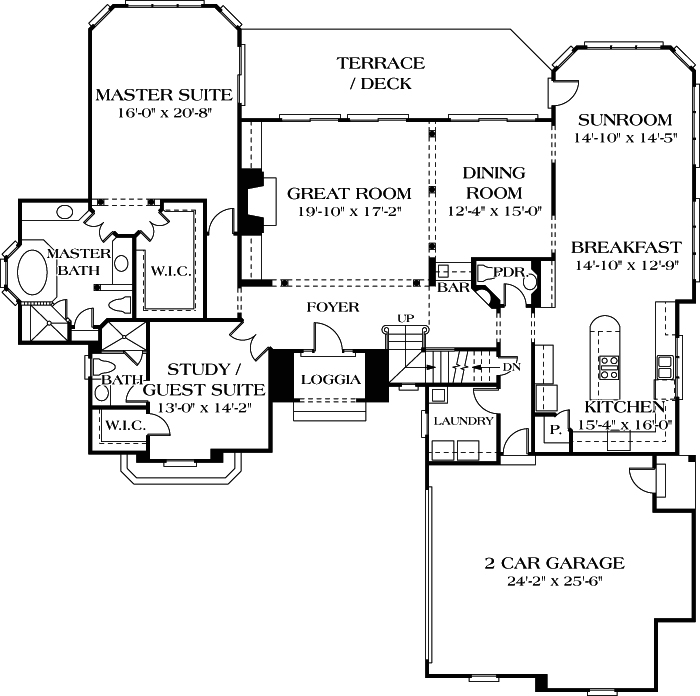 Main Floor Plan: 106-389