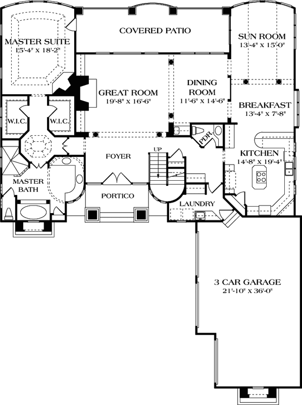 Main Floor Plan: 106-404