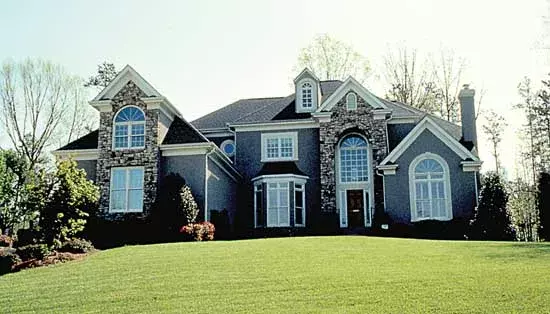 Traditional house plans 106-408 - front exterior, 3,319 sq ft, 4 bed, 3 bath house plans | Monster House Plans