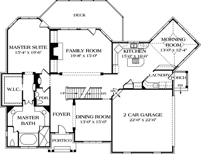 Main Floor Plan: 106-420