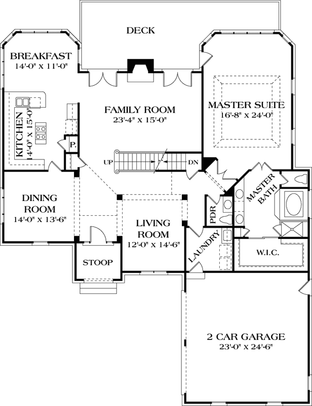 Main Floor Plan: 106-447