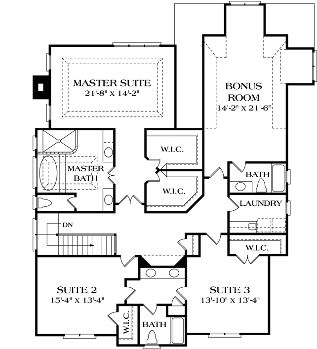 Upper/Second Floor Plan:106-465