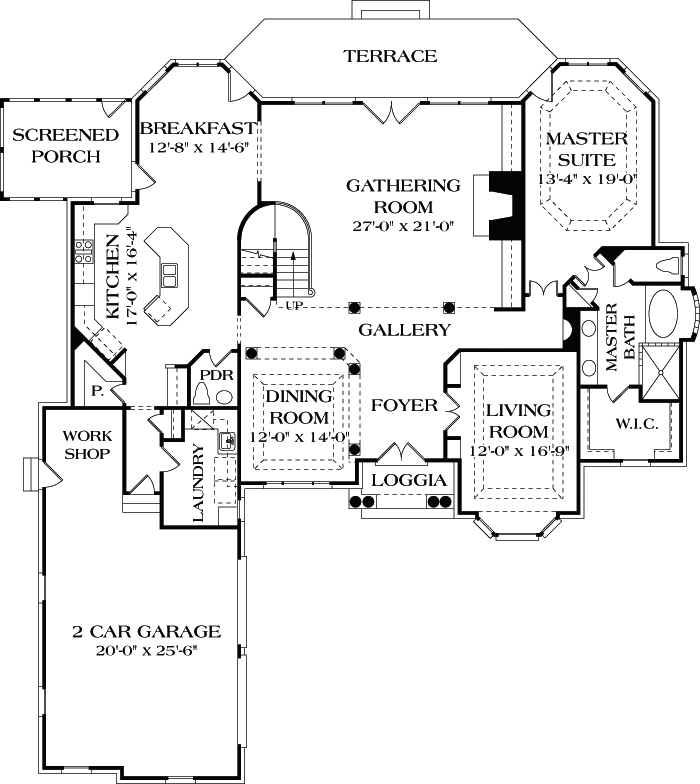 Main Floor Plan: 106-468