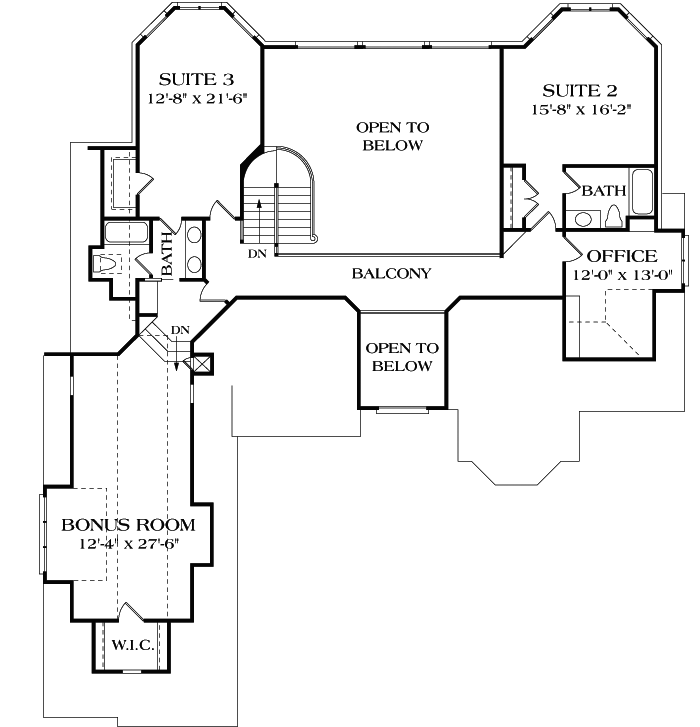 Upper/Second Floor Plan:106-468